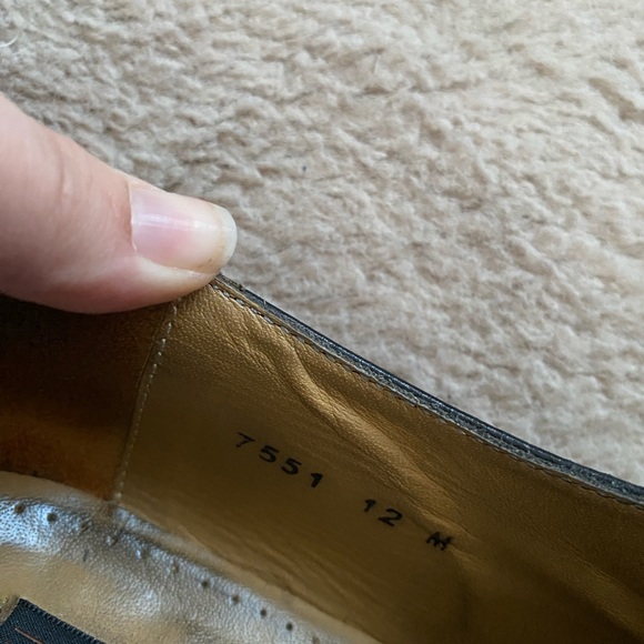 Mercanti Fiorentini Black Leather Dress Shoe Monk Strap 7551 Kenia Nero Size 12 - Picture 11 of 12